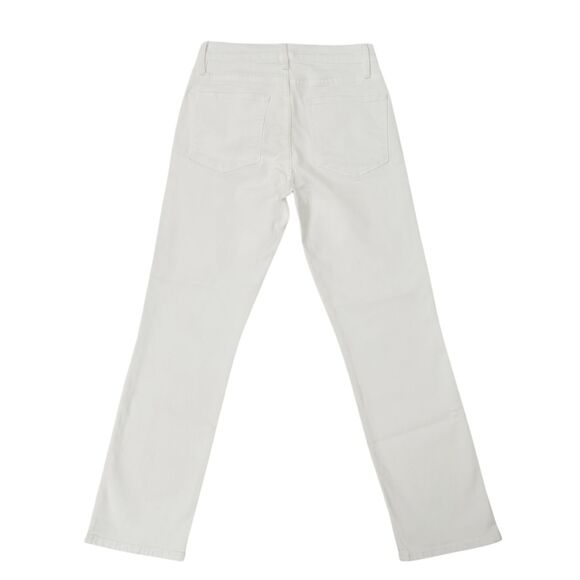 Frame Jeans Womens 26 White Le High Straight Ankle Stretch Denim Comfort Summer - Picture 6 of 12